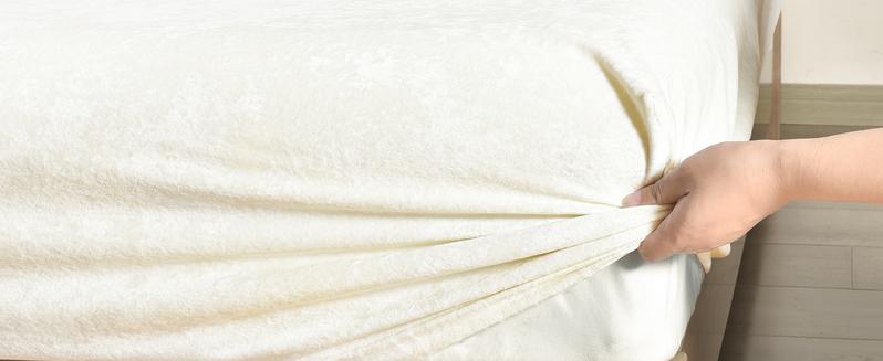 PHF Truly Velvet Fitted Sheet, Luxury Super Soft Cozy Fuzzy Fleece Bottom Sheet, Deep Pocket Up to 16",Strenghth Elastic Band, Suitable for Fall Winter Spring