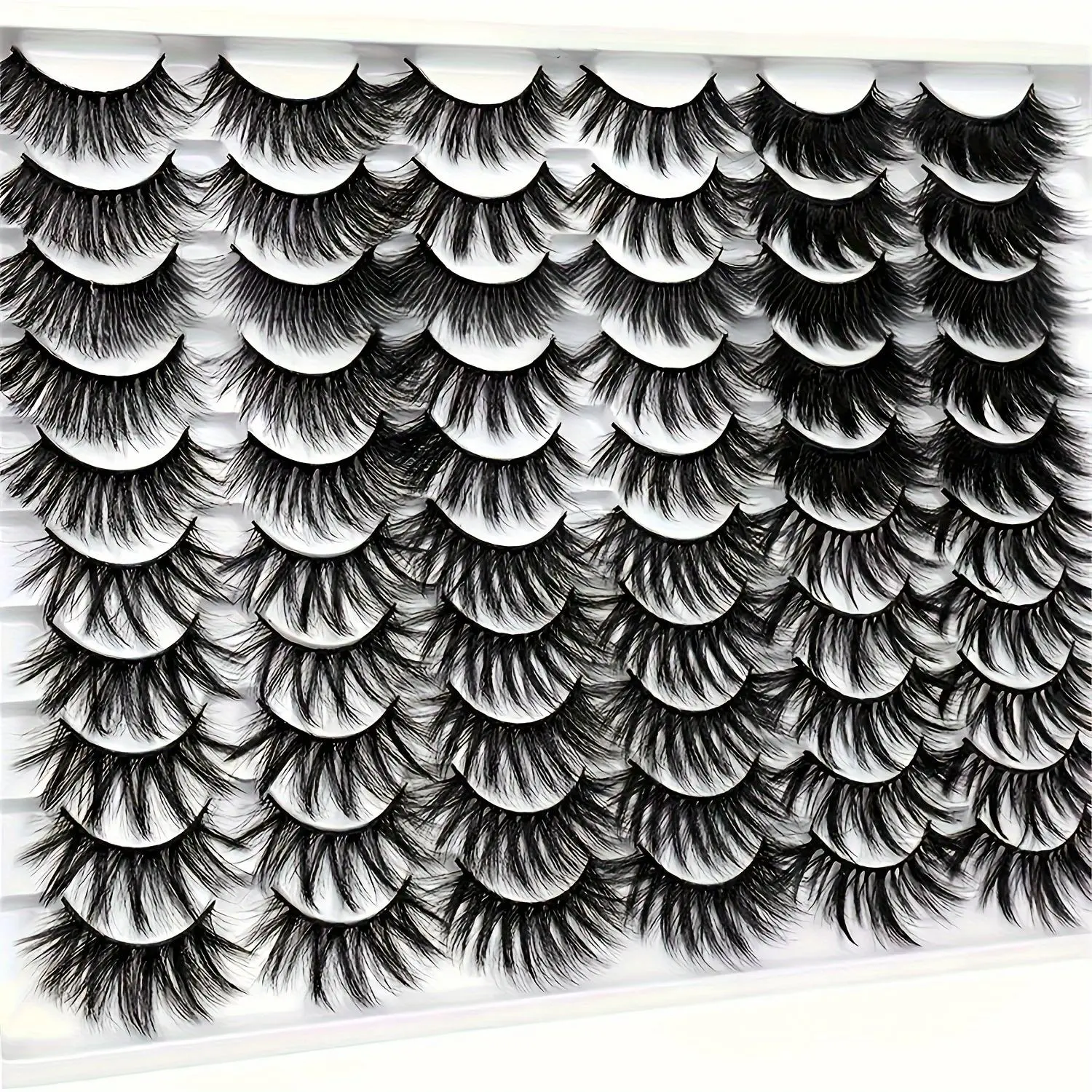 Mixed Styles False Eyelashes, Fluffy Layered Volumized Fake Lashes, Multilayer Eye Makeup Strip Lashes for Lash Extensions, Women & Girls Three-dimensional Cosmetic Lashes, Eyelash Falsies