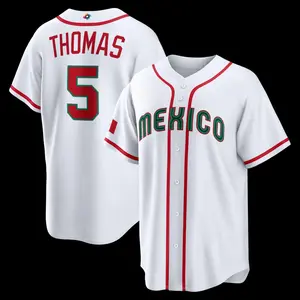 Men's Mexico Thomas White 2026 World Baseball Jersey