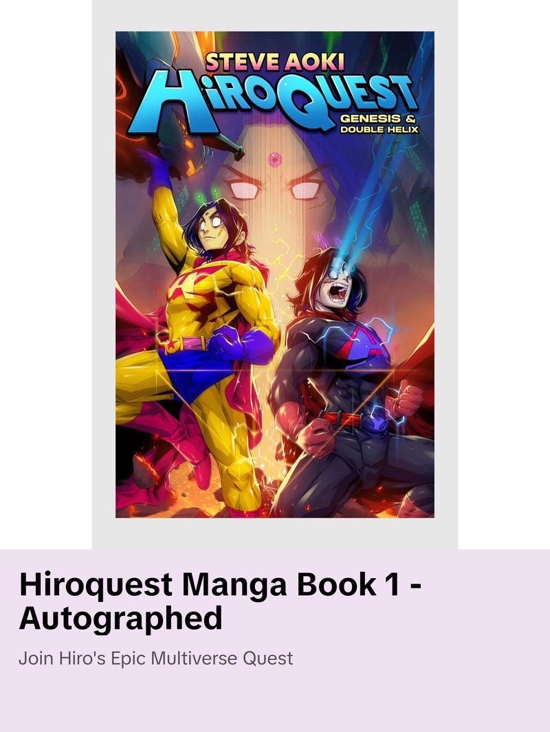HiROQUEST: BOOK 1 - Manga Version [Autographed]