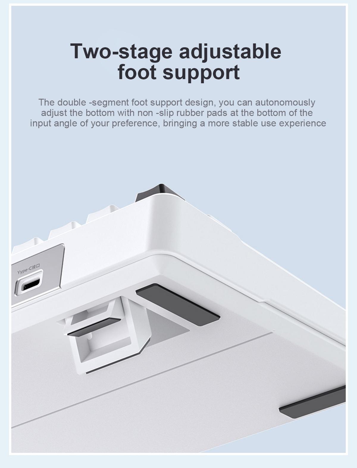 AULA F99 Wireless Mechanical Gaming Keyboard, Numpad Tri-Modes 2.4G Bluetooth Compatible Hot Swappable Custom Keyboard, Pre-lubed Linear Switches, Gasket Structure, RGB Rainbow Backlit Keyboard for Office Computer Creamy Keyboard TikTokShopfalldealsforyou