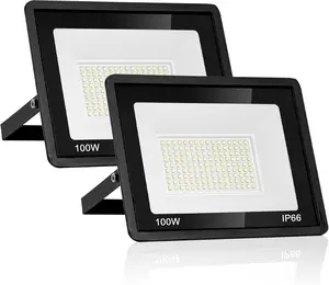 100W LED Flood Light Outdoor Waterproof Outside Flood Light Garden Lamp Yard Security Landscape Spotlight