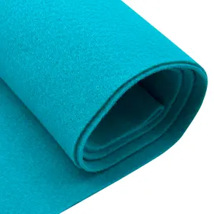 EOVEA Acrylic Felt Fabric Turquoise - Soft, Felted Fabric in Turquoise Color