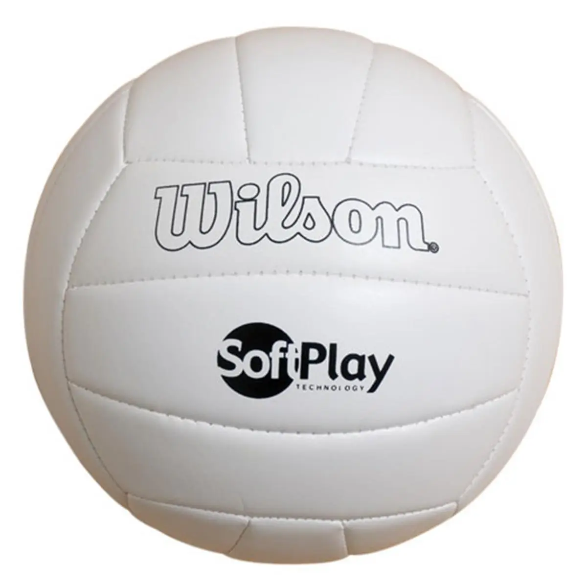 Wilson Super Soft Volleyball (Model 1014167) - Synthetic Leather, Machine-Sewn Construction, Sportsball, Unisex, Butyl Bladder, 0.6lbs, Soft Play Technology, Rubber-Infused, Outdoor Use
