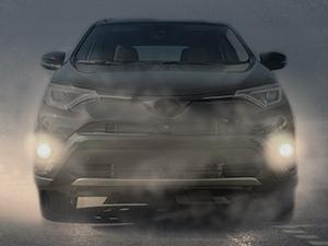 Nilight Fog Lights Assembly Compatible with 2016 2017 2018 Toyota RAV4 Bumper Light Replacement Clean Lens Passenger and Driver Side w/12V H11 552 Halogen Bulbs