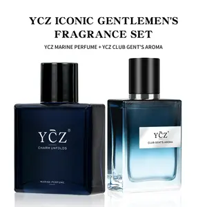 YCZ Classic Fragrance Ensemble - Iconic Gentlemen's Cologne Set with Marine & Club Aroma - Longlasting Liquid Scent for All Occasions - Luxurious Perfume - Combo Combo