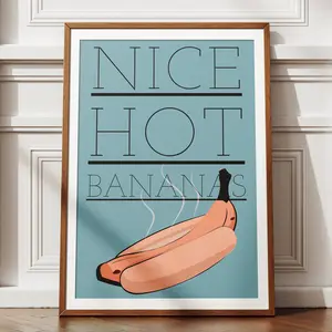 Deco Nice Hot Bananas Print