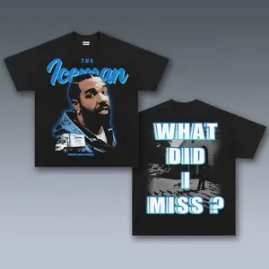 "THE ICEMAN" DRAKE VINTAGE TEE 3.0, Unisex Rap Shirt, Rap Tee, Music Fans Shirt, Rapper Merch Gift for Him Gift For Her, Y2K Womenswear And Menswear Graphic Tee Top Crewneck Apparel