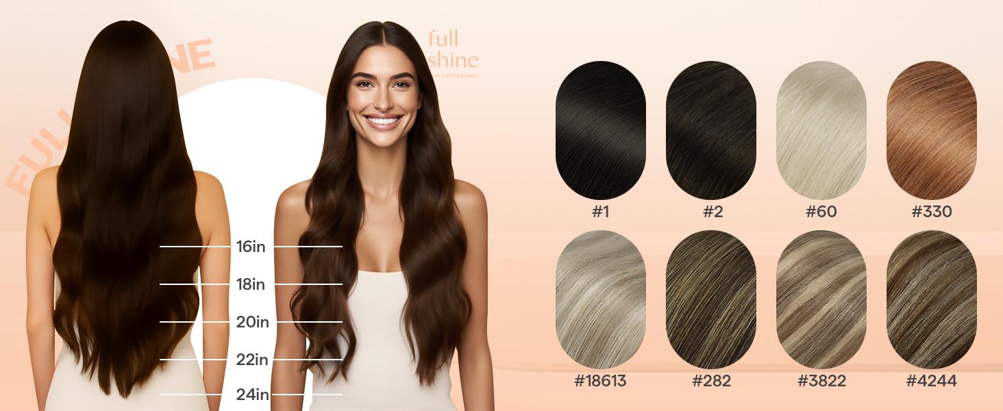 Full Shine  Butterfly Weft Hair Extensions Real Human Hair Hole Weft Invisible Genius Weft  balck friday