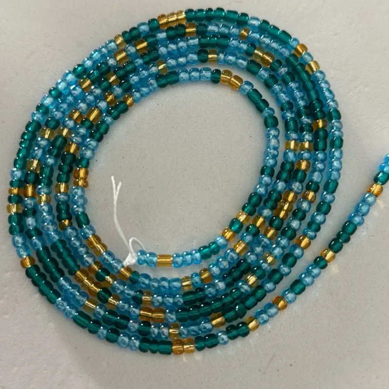 Coral reef Tie on waist beads Coral reef Tie on waist beads