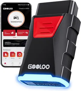 GOOLOO DEEPSCAN DS200 OBD2 Scanner Diagnostic Tool, Bluetooth Wireless All System Diagnostics for iOS & Android, Bi-Directional Control, 8+ Hot Reset, Code Reader, Live Data & Performance Test