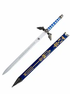 Kinstore 48" Master Full Size Zelda Hard Plastic Sword for Cosplay Link Plastic Sword Replica Costume
