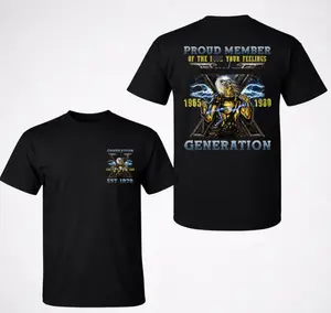 Personalized Year 1965-1980 Pround Member Shirt, Rock Band Custom Year T-Shirt, Gen X Shirt, Generation X Tee, Full Colors, Full Sizes, For Men, For Women