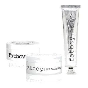 Fatboy Hair Sea Salt Pomade, Perfect Putty, and Styling Cream & Heat Protectant, Hair Care for All Hair Types, Paraben Free, Color Safe