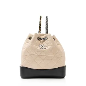 Pre-owned CHANEL Calfskin Backpacks Aged Gabrielle Small Backpack