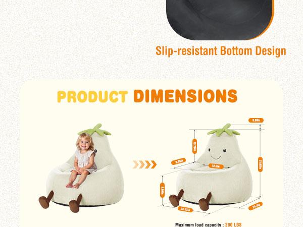 31" 24'' Bean Bag Chair for Kids, Memory Foam Filled Bean Bag for Teens & Kids, Ultra Soft Fabric Bean Bag Chairs for Playroom, Living Room, Bedroom 31" 24'' Bean Bag Chair for Kids, Memory Foam Filled Bean Bag for Teens & Kids, Ultra Soft Fabric Bean Bag Chairs for Playroom, Living Room, Bedroom