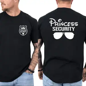 Princess Security Funny Dad T-Shirt, Dad Sweatshirt, Father's Day Gift, Boyfriend Birthday Tee, Family Trip Matching Outfit streetwear target finds