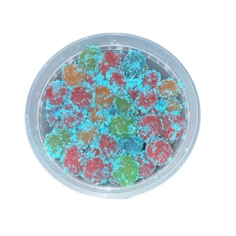 Michaelacandyzz Sour Blue raspberry gushers 8 oz Sweet Tangy