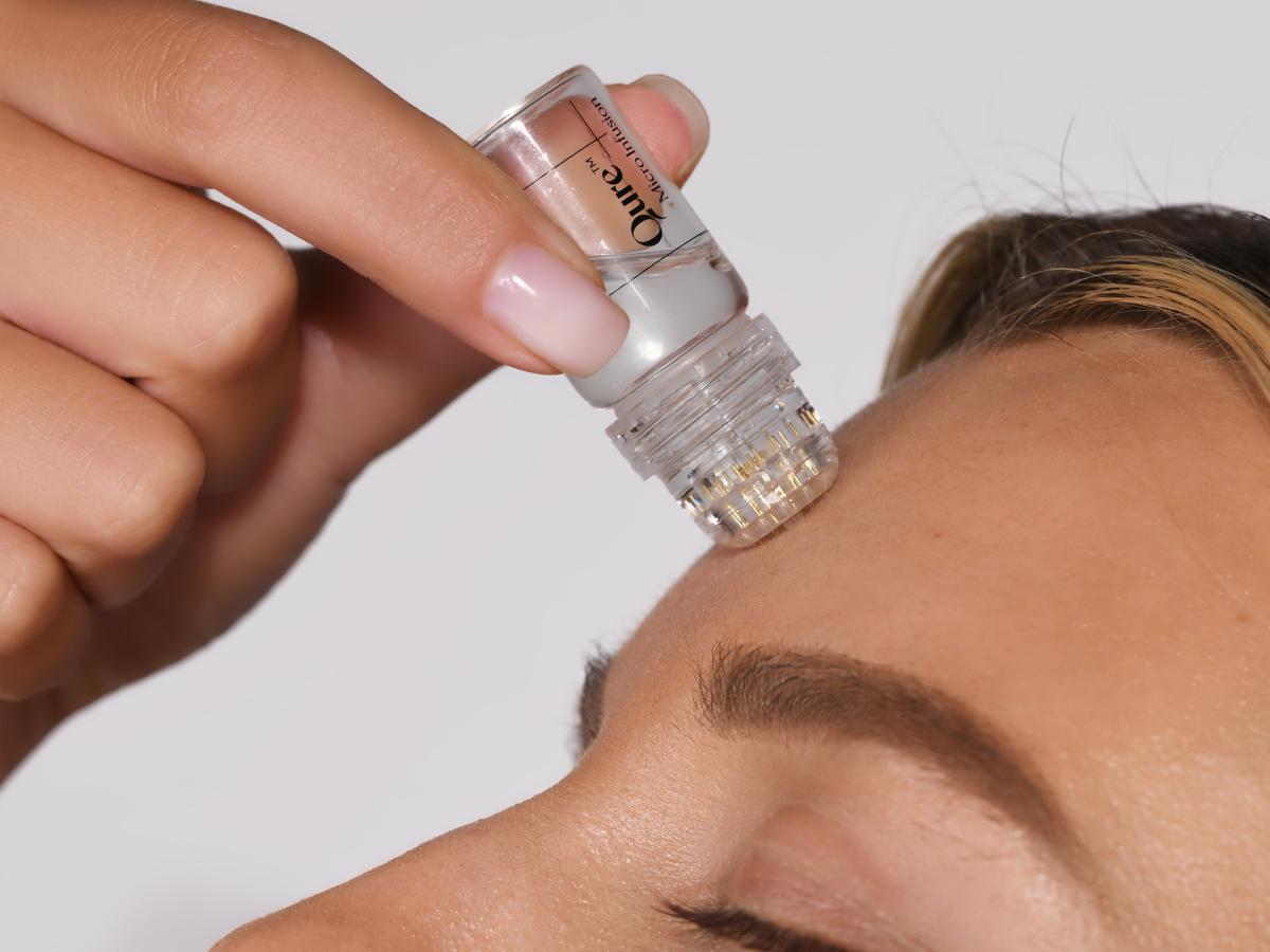 Qure Micro-Infusion System: Facial Serum for All Skin Types - 2 Months Mixed (For Wrinkles + Dark Spots)