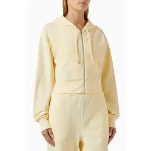 Kith Women's Fallon Waffle Hoodie - Beige XS MSRP: $155
