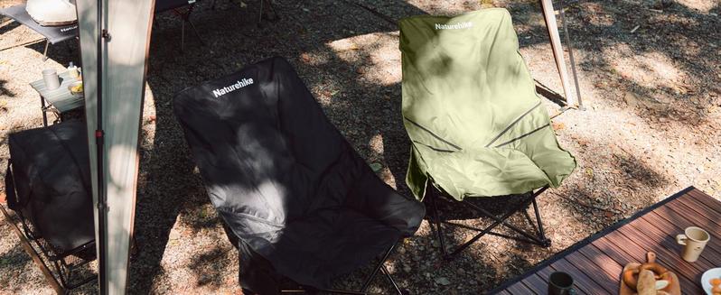 Naturehike Seastar Oversized Padded Camping Chair - Adjustable 2-Position Fold Chair with Side Pocket & Carry Bag, Supports 265 lbs portable folding outdoor camping accessories dealsforyoudays