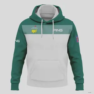Golf Masters Tournament Ping Hoodie Sports Green And White Pullover Gift