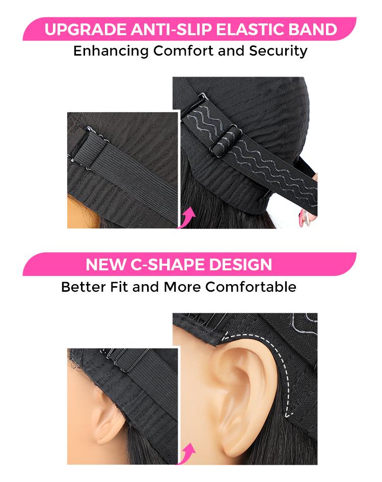 CurlyMe 4/27 Highlight Color Kinky Curly Ombre Hair Pre-cut 7x5 Lace Wear Go Glueless Human Hair Wigs Pre-plucked Outdoorfun