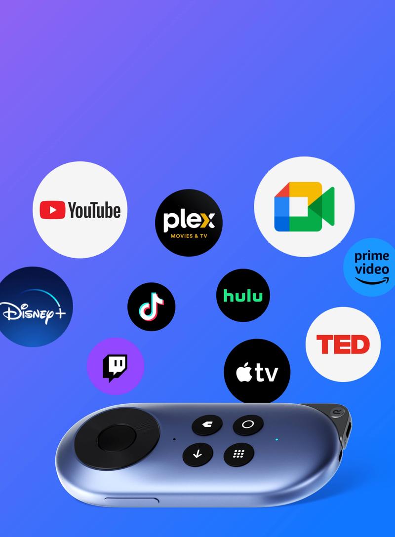 Rokid Joy Pack (AR Max Glasses & Station), Play While Charging, Smart Glasses with Google Play, 360" Micro-OLED Display, Compatible with Steam Deck