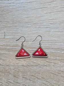 CRK Burning Spice Beast Jam Acrylic Earrings | 1" x 1"