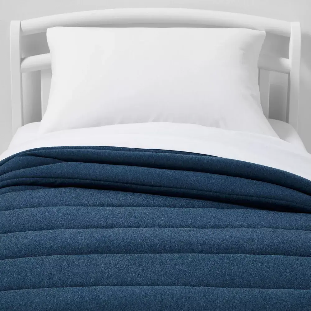Toddler Channel Jersey Kids' Comforter - Pillowfort, Child-Sized Children's Bedding Sets, 100% Polyester, 100% Polyester, 60% Cotton, 40% Polyester