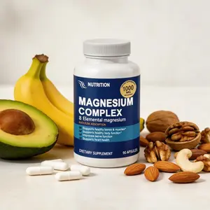 High Absorption Magnesium Complex 500mg with Zinc & Vitamin D3 | Muscles, Nerves & Immune Support 90 Capsules