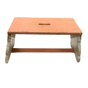 Antique Farmhouse Wooden Step Stool