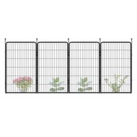 45in(H)x9.1ft(L)-4Panels (Black)
