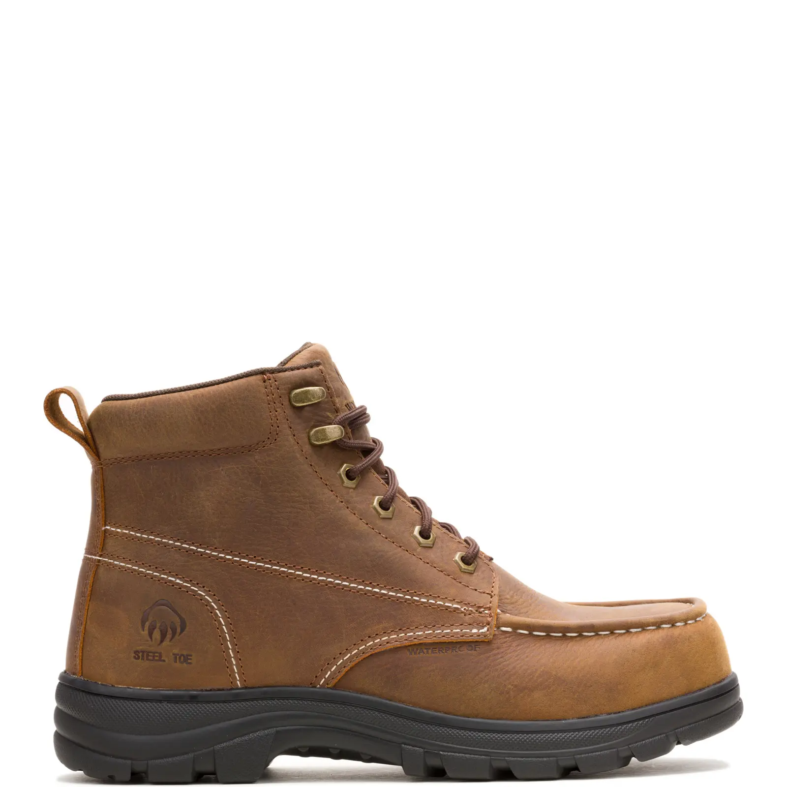 Wolverine Carlsbad Moc Toe Waterproof W251003 Mens Brown Work & Safety Boots