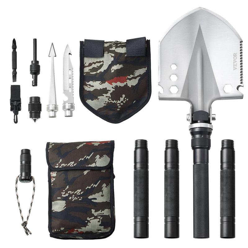 Survival Shovel 13 in 1 Camping Shovel Folding Multitool Portable Compact VEVOR Super Brand Day