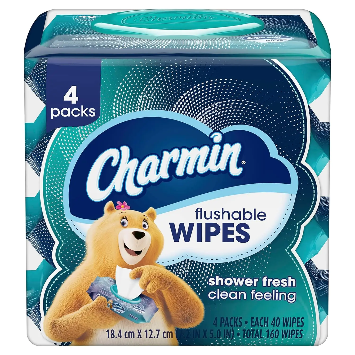 Flushable Wipes, 160 Total Wipes (4 Packs of 40) Flushable Wipes, 160 Total Wipes (4 Packs of 40)