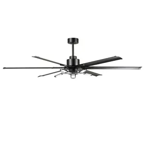 Parrot Uncle 72 Inch 84 Inch Arlene HVLS Large Ceiling Fan with Foldable LED & Remote Control