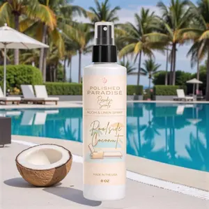 Poolside Coconut 8 oz Room & Linen Spray – Polished Paradise Co