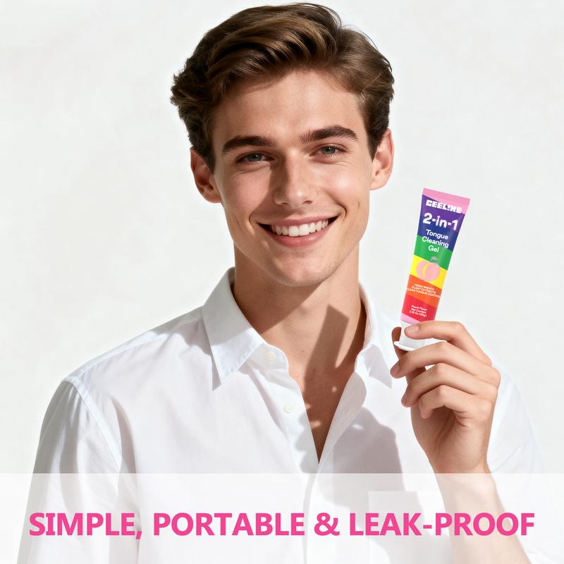 Ceelike Tongue Cleaning Gel & Brush Kit | Gentle Tongue Care for Fresh Breath & Complete Oral Health