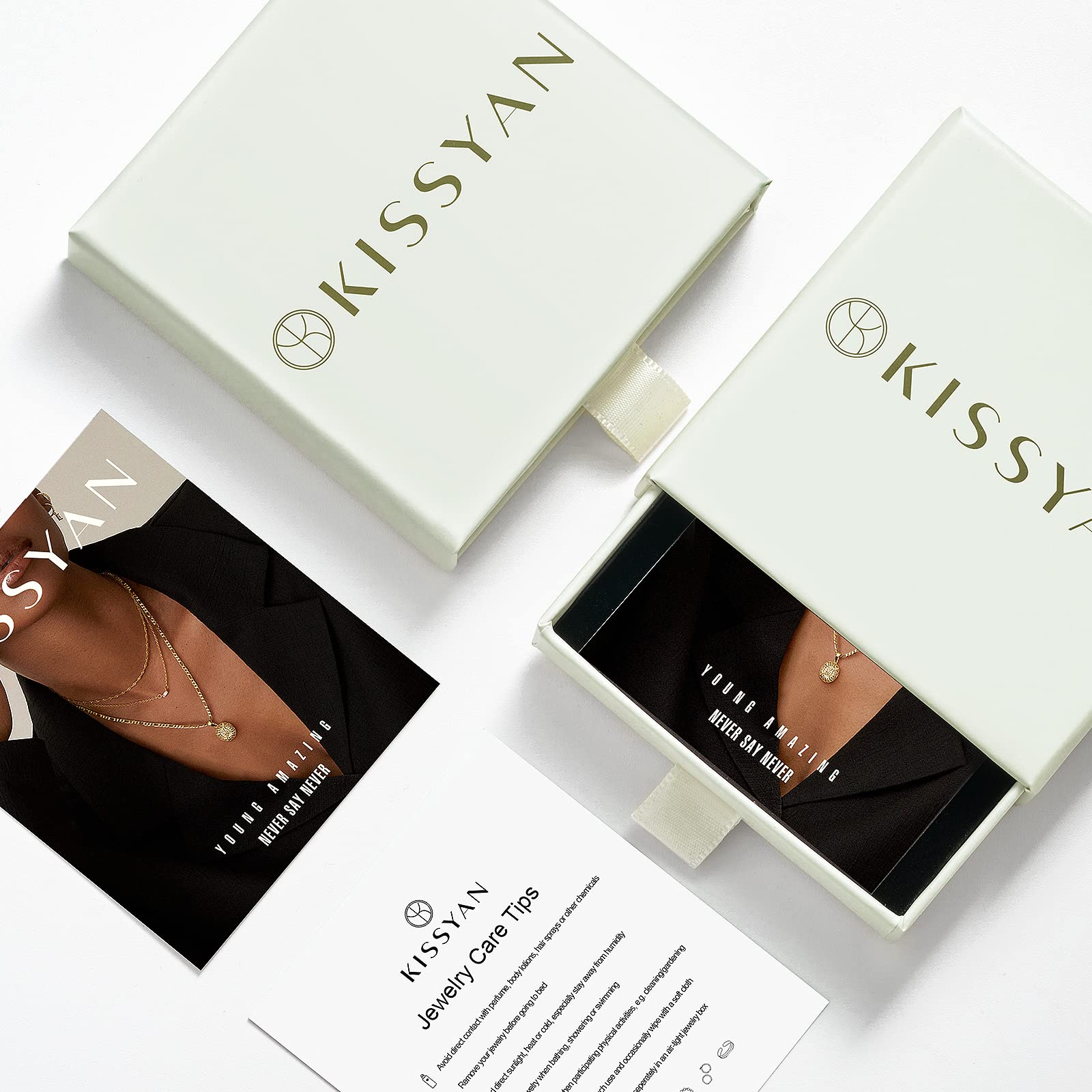 KissYan 14K Yellow Gold Plated Initial Pendant Necklace with Figaro Chain for Men & Women, Featuring Alphabet Letters from A to Z