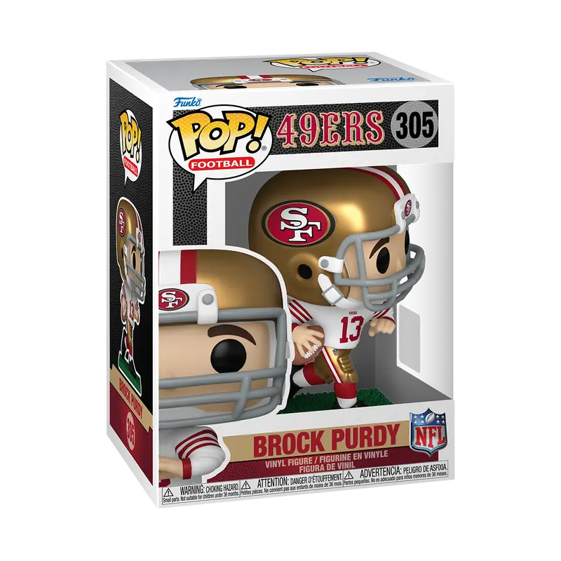 Funko Pop! San Francisco 49ers - Brock Purdy #305 Collectible Pop Vinyl Figure