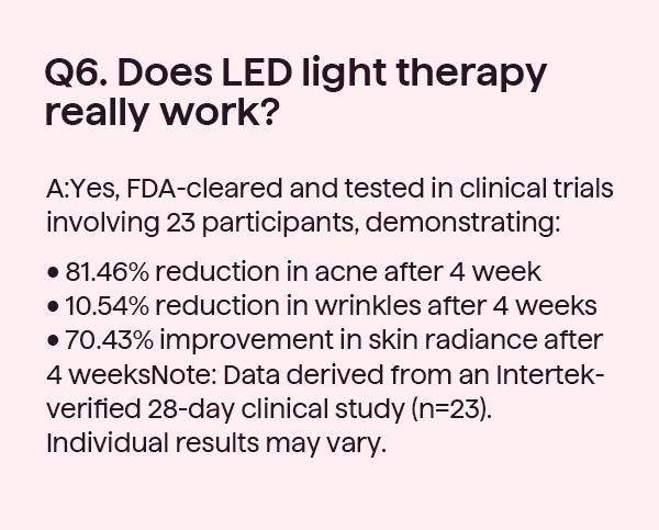 Wavytalk Glow Time LED Therapy Face Mask for Anti-Fine Line, Anti-Acne, and Skin Rejuvenation with Red, Near-Infrared Light, Blue and Amber Light,Perfect Gift