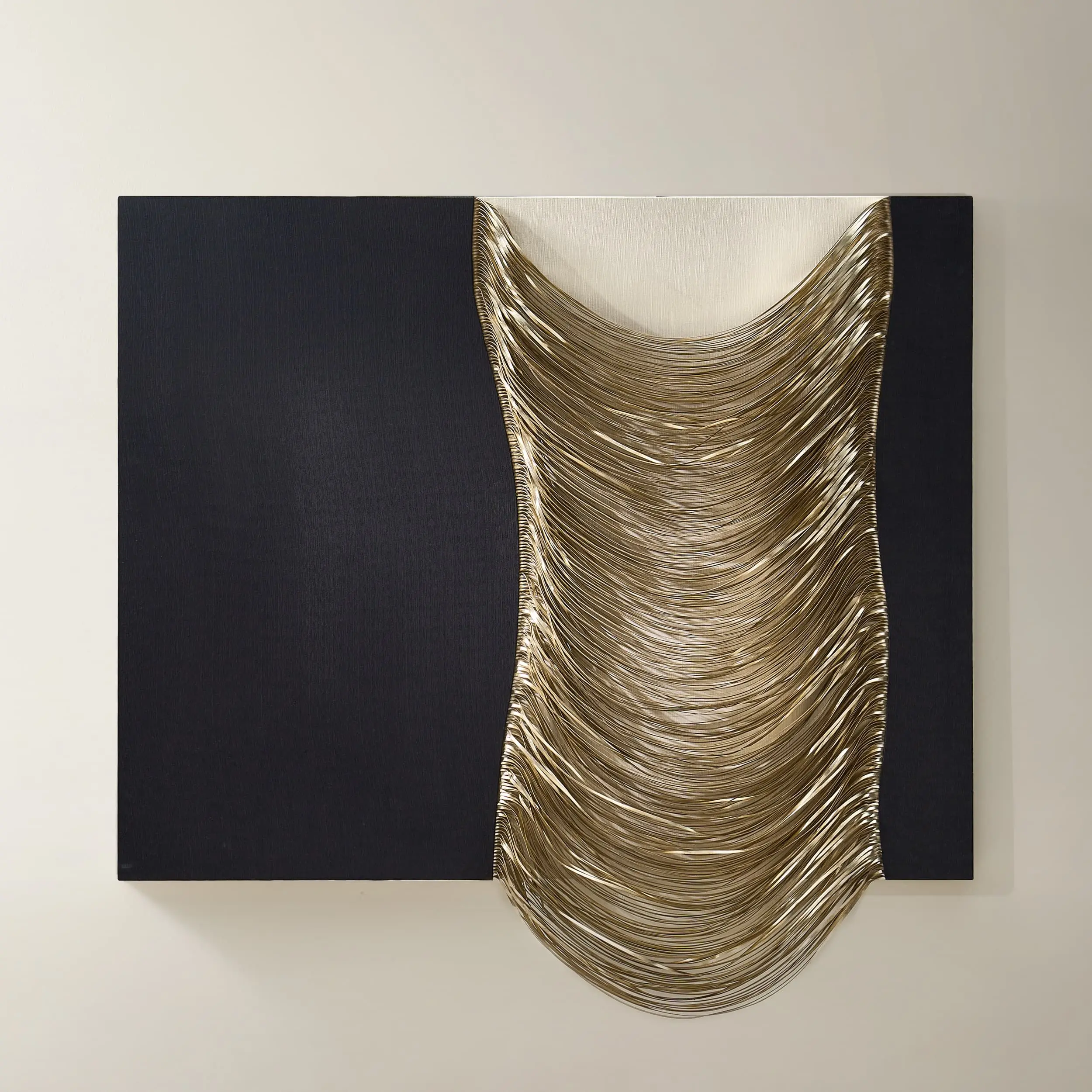 Z Gallerie Bella Draped Wall Art - Art-Inspired, Designer-Inspired MDF Decoration with Luminous Metallic Accents for Home Decor, Living Room Decorations, Art-Inspired Wall Arts Artistic Dress Decorative Wood