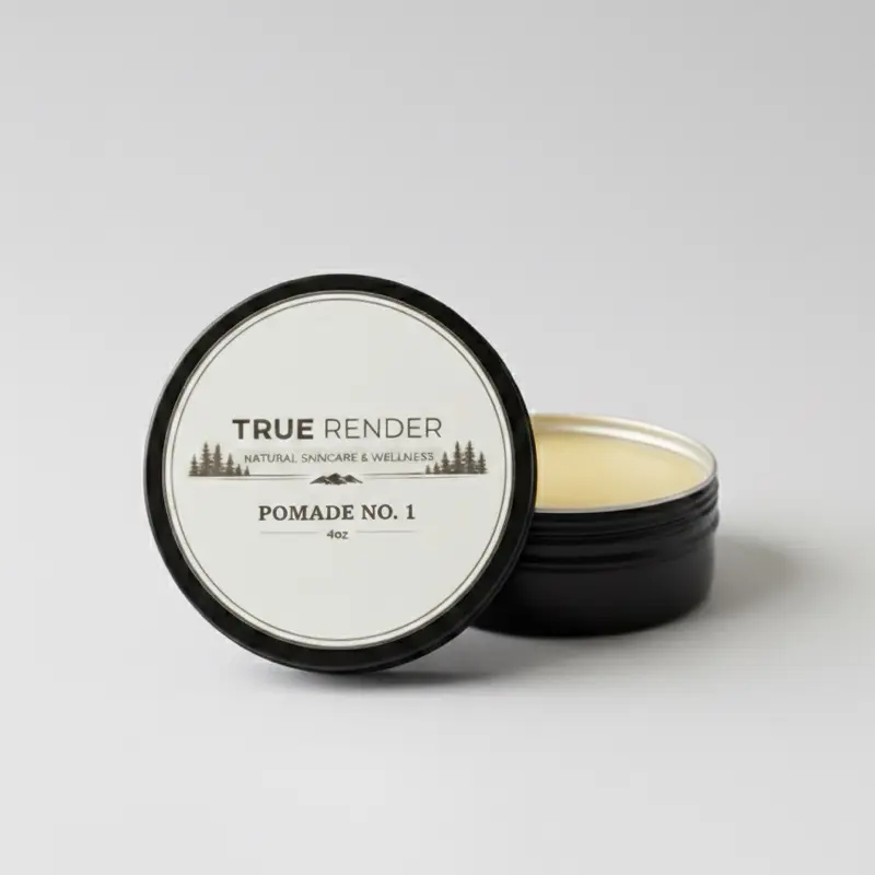 Beef Tallow Hair Pomade - Natural Medium Hold, Clean Ingredients