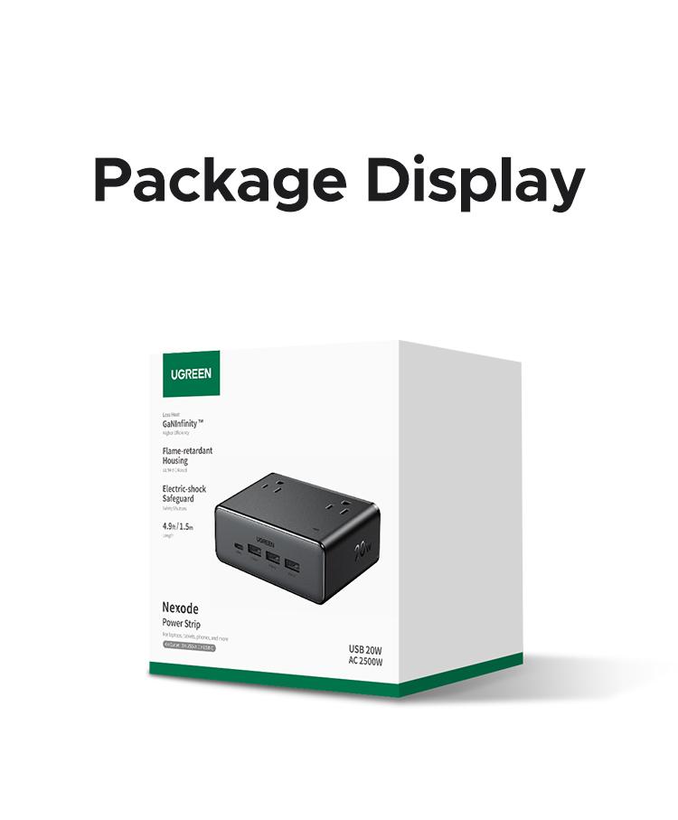 UGREEN GaN 20W 8-in-1 Smart Socket, with Type-C, USB-A Charging Port, 2500W Max Total Power, Solve All your Charging Needs of Life- TikTokShopBlackFriday ,TikTokShopHolidayHaul