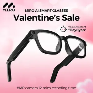 【iVision6】AI Smart Glasses with 800W HD Camera, OpenAI Recognition, 1080P Anti-Shake Video, Real-Time Translation & Long Battery Life – Hands-Free for Travel, Outdoor & Daily Use, Smart Living Experience, Perfect Tech Gift for Men & Women