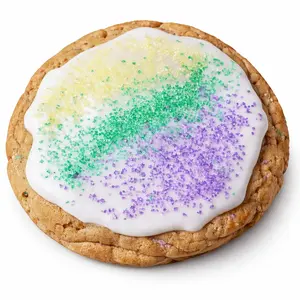 Mini King Cake Cookies