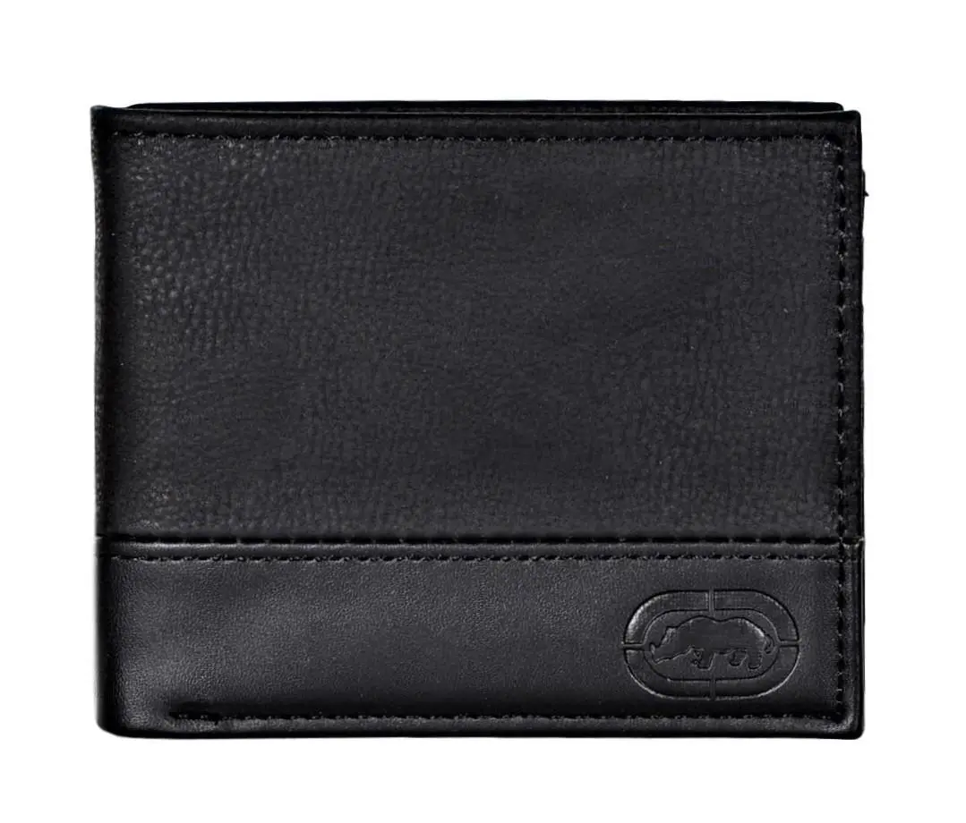 Ecko Unltd World Famous Rhino Men's Bifold Wallet Black