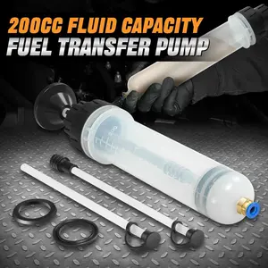 200cc Fluid Transfer Pump, Brake Oil Extractor and Filler Tool for Cars, Durable & Easy-to-Use for Oil Exchange, Fuel Transfer, and Automotive Maintenance Vehicle