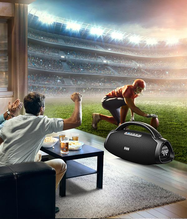 W-KING 330W Peak Bluetooth Speaker, 2 Mics 7.5" Subwoofer, IPX7 Waterproof EQ App Fast Charge 24H Play Guitar Charging Portable W-KING 330W Peak Bluetooth Speaker, 2 Mics 7.5" Subwoofer, IPX7 Waterproof EQ App Fast Charge 24H Play Guitar Charging Portable